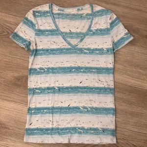Urban Outfitters V Neck Tee with Seagulls szS